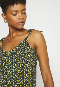 Even&Odd Jumpsuit - Black/yellow | Damen -Even&Odd Verkäufe 2023 b994b39a54be494681b88752dd0d9554