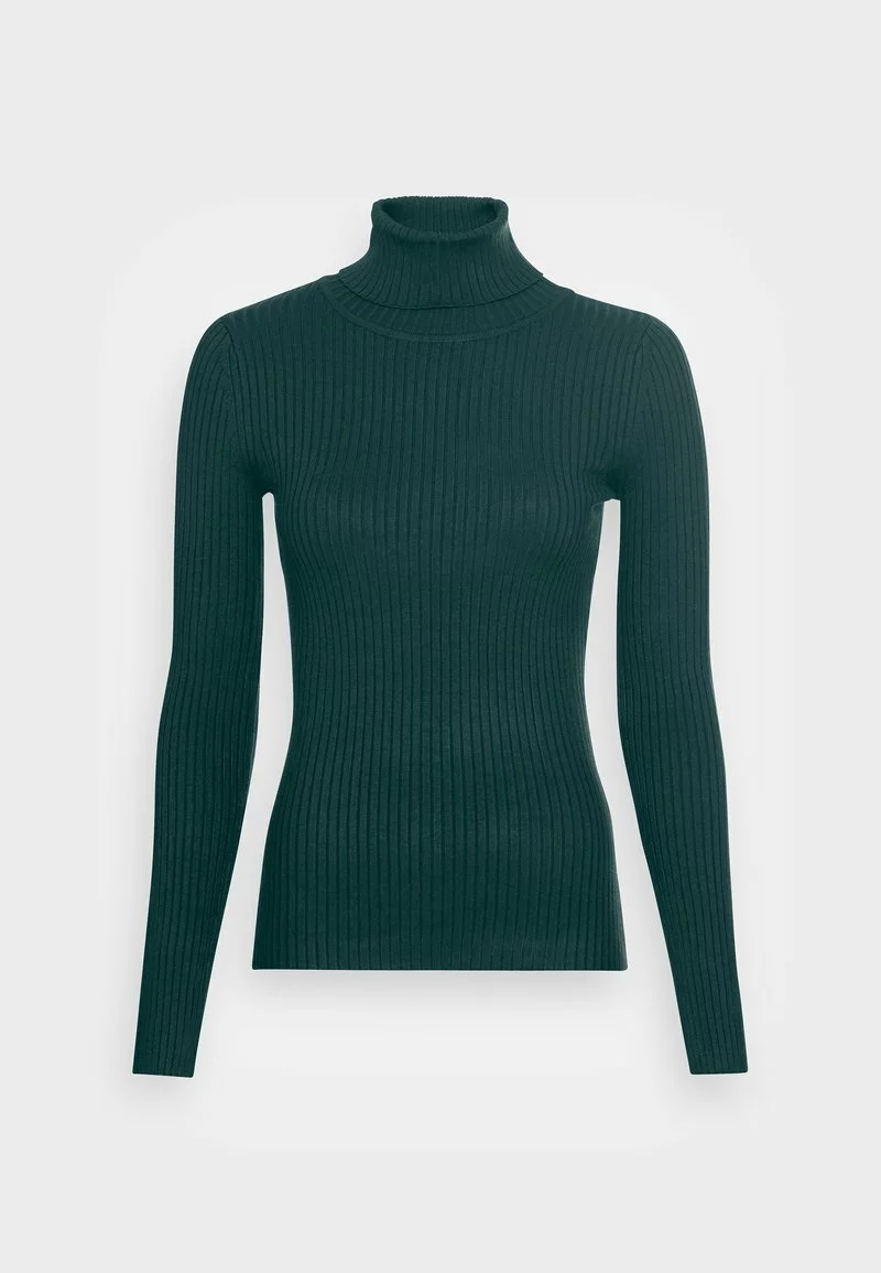 Even&Odd Damen BASIC TURTLE NECK - Strickpullover - Dark Green 6 Even&Odd Damen BASIC TURTLE NECK - Strickpullover - Dark Green – Bild 4