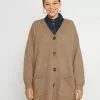 Even&Odd Damen Strickjacke - Camel