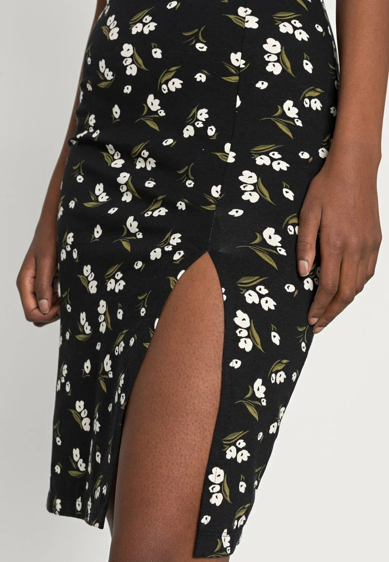 Even&Odd Damen Jerseykleid - Black/multi Coloured 7 Even&Odd Damen Jerseykleid - Black/multi Coloured – Bild 5