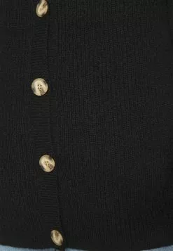 Even&Odd Damen MID LENGTH BUTTON DOWN - Strickjacke - Black -Even&Odd Verkäufe 2023 bd4351a1e795446aabeaa5f21cd097df