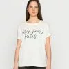 Even&Odd Damen T-Shirt Print - White