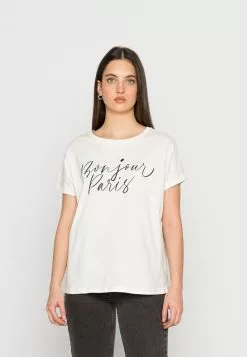 Even&Odd Damen T-Shirt Print - White