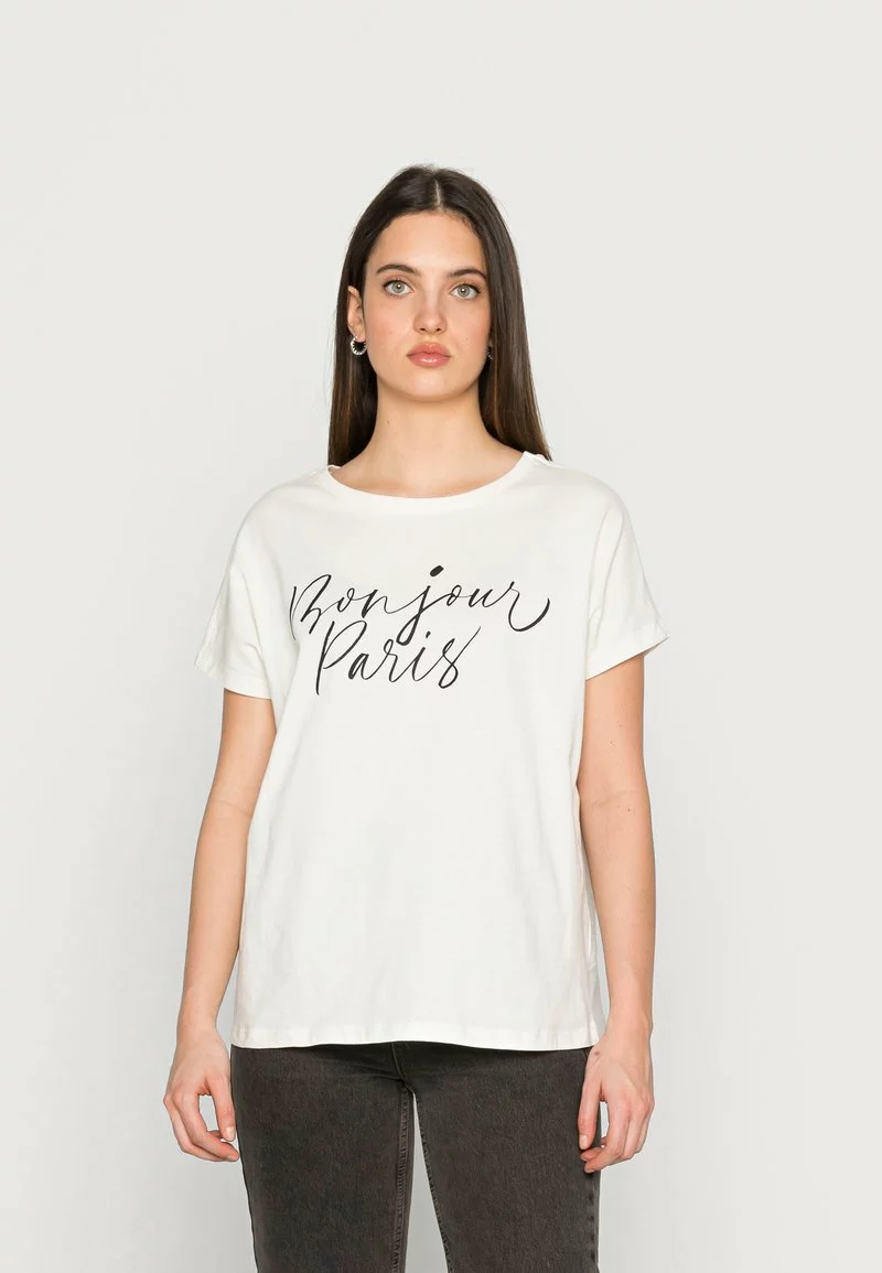 Even&Odd Damen T-Shirt Print - White 3 Even&Odd Damen T-Shirt Print - White
