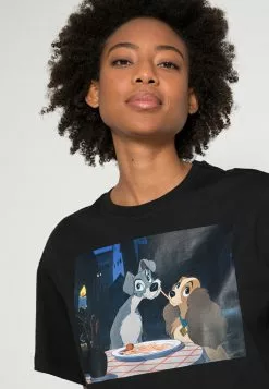 Even&Odd T-Shirt Print - Black | Damen -Even&Odd Verkäufe 2023 bdf70eac084a47528485998582d60b26