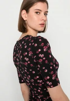 Even&Odd Damen Jerseykleid - Black/multi Coloured -Even&Odd Verkäufe 2023 be5d0ab7c82c4898a473e1d3d5a4421e