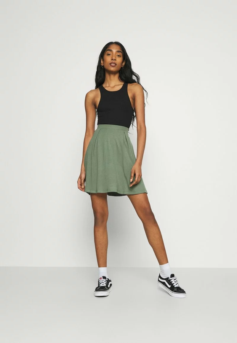 Even&Odd A-Linien-Rock - Black/light Green | Damen 3 Even&Odd A-Linien-Rock - Black/light Green | Damen