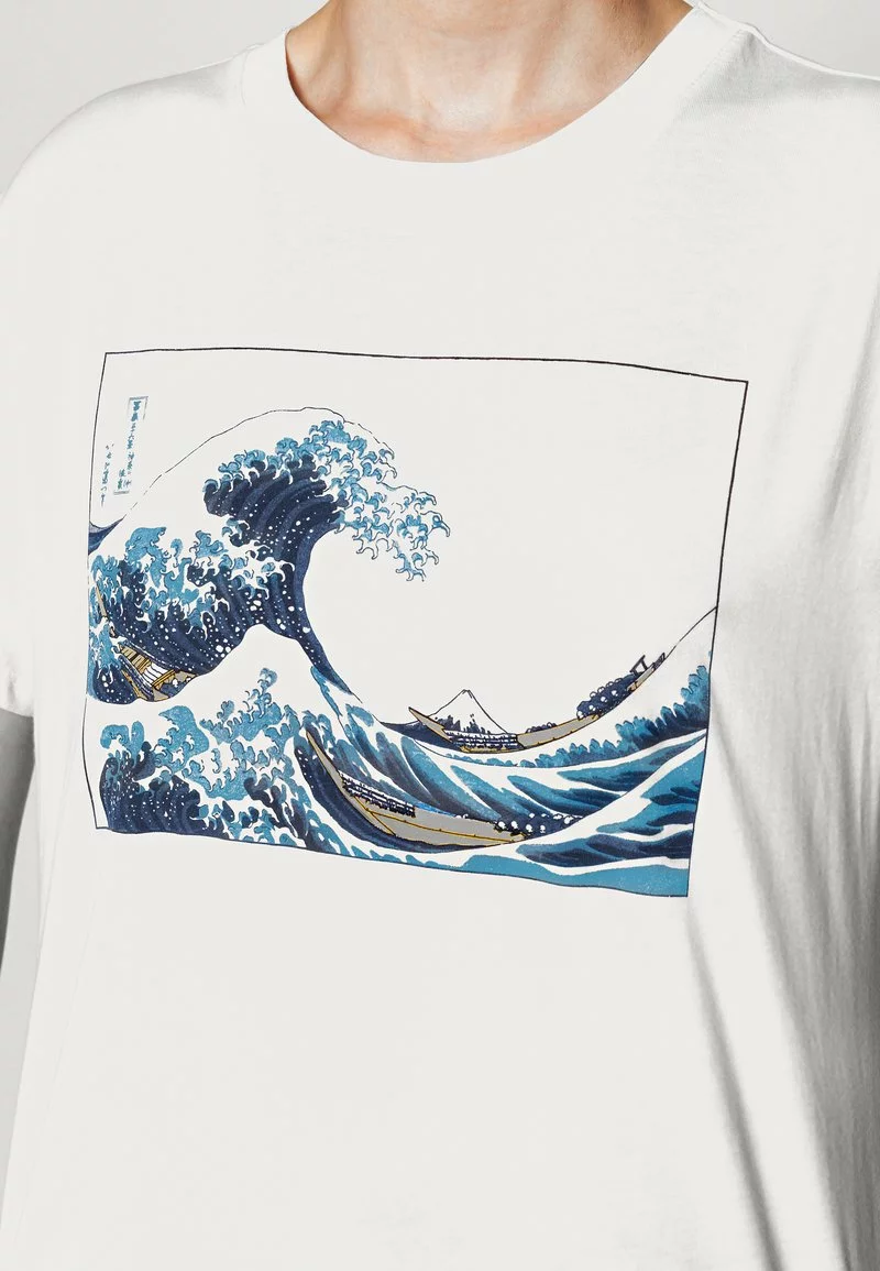 Even&Odd Damen T-Shirt Print - White 7 Even&Odd Damen T-Shirt Print - White – Bild 5