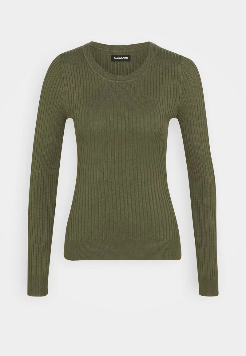 Even&Odd Damen Strickpullover - Olive Night 7 Even&Odd Damen Strickpullover - Olive Night – Bild 5