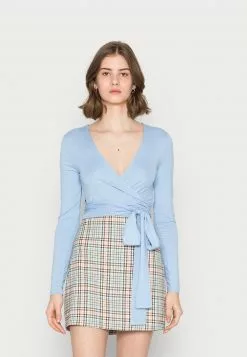 Even&Odd Damen Langarmshirt - Light Blue