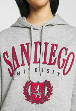 Even&Odd Damen OVERSIZED CROPPED PRINTED HOODIE - Kapuzenpullover - Mottled Light Grey -Even&Odd Verkäufe 2023 c052b414351343898059173b169da740