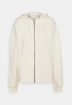 Even&Odd Damen OVERSIZED HOODED ZIP JACKET - Sweatjacke - Off-white