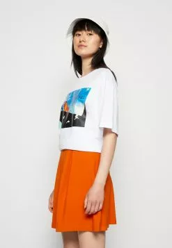 Even&Odd Damen A-Linien-Rock - Black/orange -Even&Odd Verkäufe 2023 c35af3b068e445aa9c6934a8d3a4110f