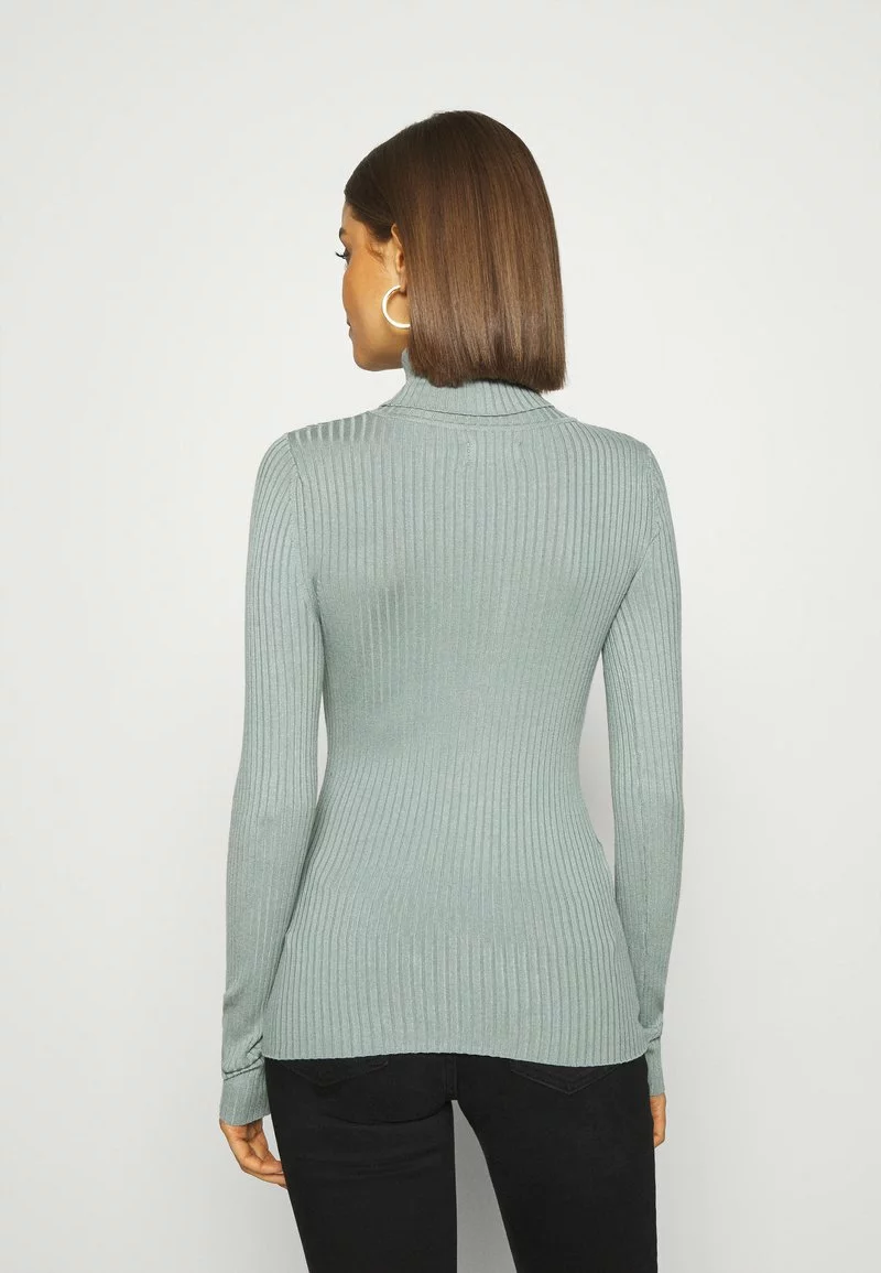 Even&Odd Damen BASIC TURTLE NECK - Strickpullover - Light Green 5 Even&Odd Damen BASIC TURTLE NECK - Strickpullover - Light Green – Bild 3