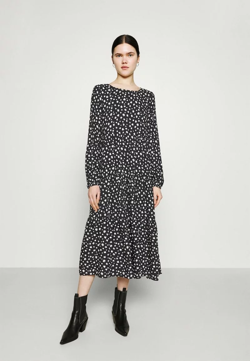 Even&Odd Damen Freizeitkleid - Black/white 3 Even&Odd Damen Freizeitkleid - Black/white