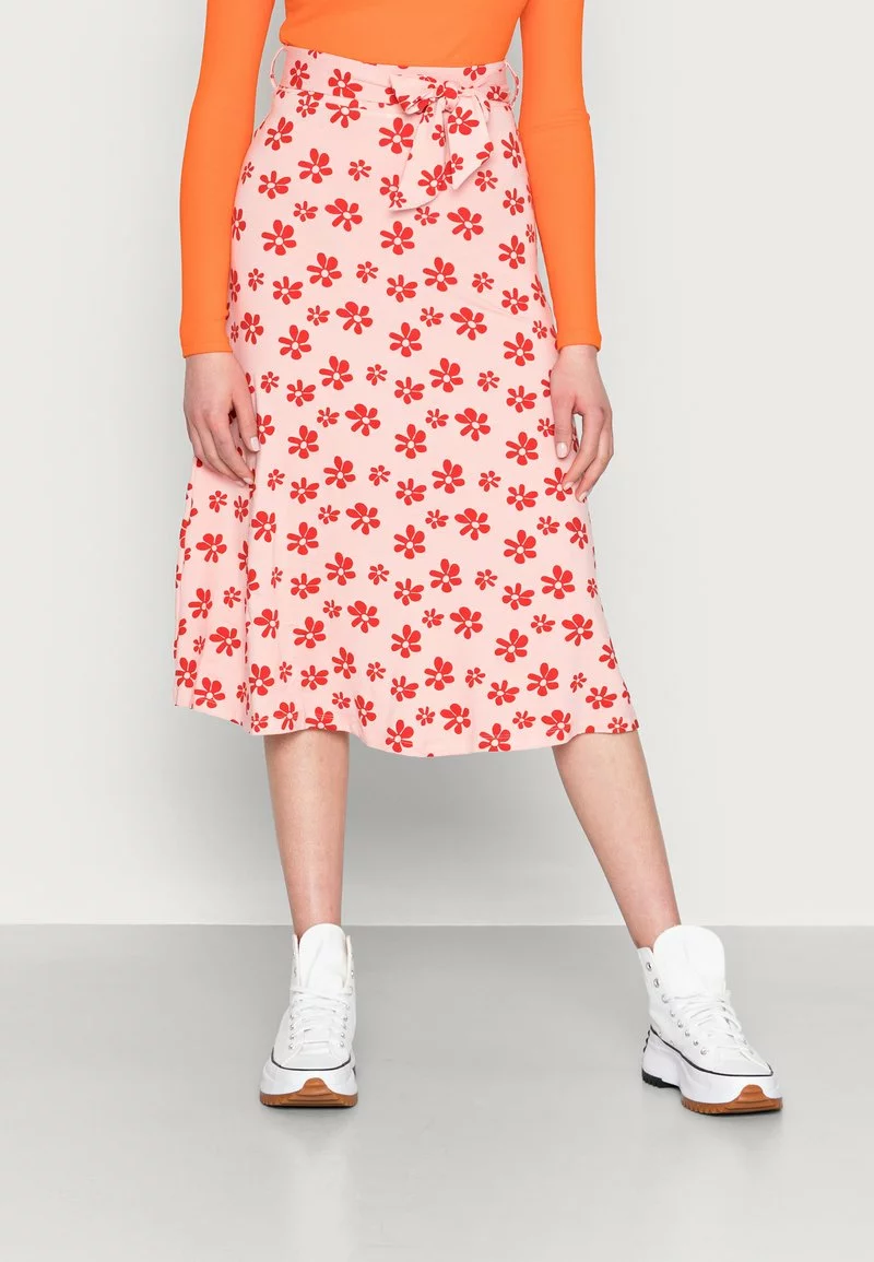 Even&Odd Damen A-Linien-Rock - Light Pink 3 Even&Odd Damen A-Linien-Rock - Light Pink