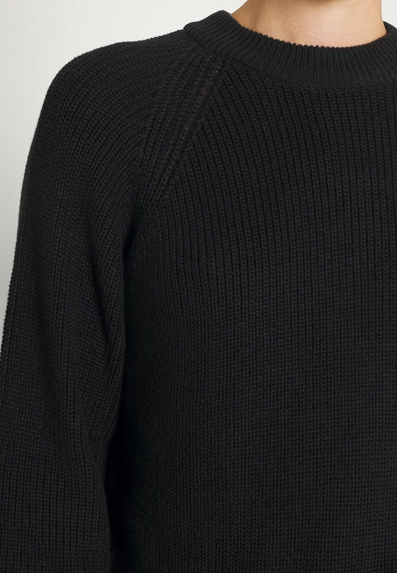 Even&Odd Damen VOLUME SLEEVE JUMPER - Strickpullover - Black 7 Even&Odd Damen VOLUME SLEEVE JUMPER - Strickpullover - Black – Bild 5