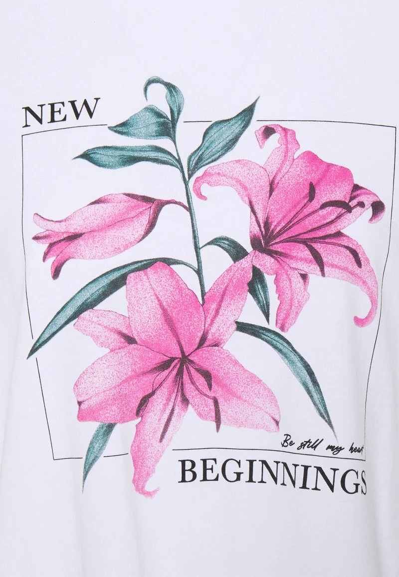 Even&Odd Damen T-Shirt Print - White 5 Even&Odd Damen T-Shirt Print - White – Bild 3