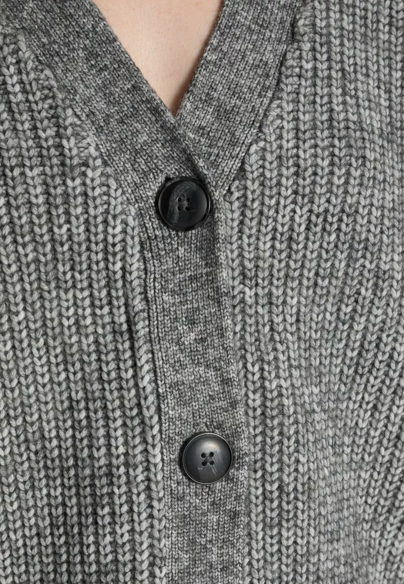 Even&Odd Strickjacke - Mottled Dark Grey | Damen 7 Even&Odd Strickjacke - Mottled Dark Grey | Damen – Bild 5