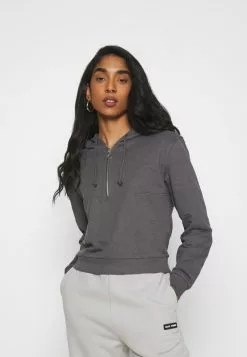 Even&Odd Damen Kapuzenpullover - Mottled Grey