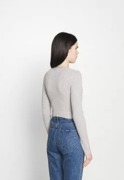 Even&Odd Damen Strickjacke - Mottled Light Grey -Even&Odd Verkäufe 2023 cb162b4c3ed945c2ace03ed25c4921d8