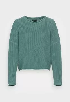 Even&Odd Damen OVERSIZE CROPPED ROLLED EDGE JUMPER - Strickpullover - Green 10 Even&Odd Damen OVERSIZE CROPPED ROLLED EDGE JUMPER - Strickpullover - Green -Even&Odd Verkäufe 2023 cb6e2f1f391b4281aa95472f2f4bc930