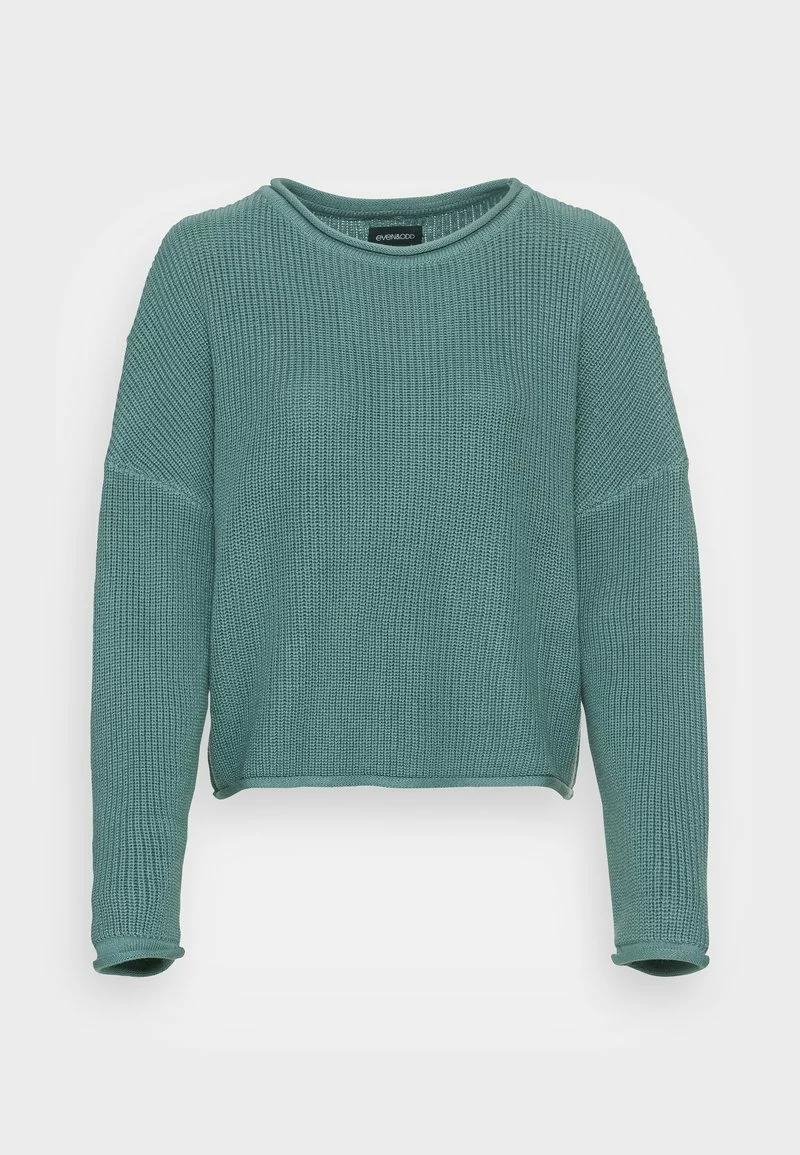 Even&Odd Damen OVERSIZE CROPPED ROLLED EDGE JUMPER - Strickpullover - Green 6 Even&Odd Damen OVERSIZE CROPPED ROLLED EDGE JUMPER - Strickpullover - Green – Bild 4