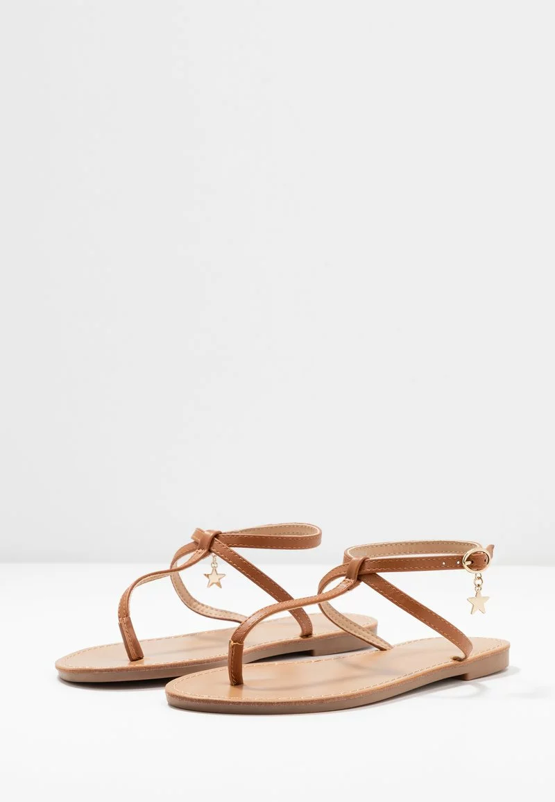 Even&Odd Damen Zehentrenner - Cognac 7 Even&Odd Damen Zehentrenner - Cognac – Bild 5