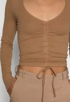 Even&Odd Damen Langarmshirt - Brown -Even&Odd Verkäufe 2023 ced9b082f0304e3da762affe5ff6e07a