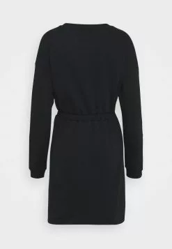 Even&Odd Damen Sweat Mini Drawstring Waist Dress - Freizeitkleid - Black -Even&Odd Verkäufe 2023 d1167ac499914a40af0e76325d0ce7b1