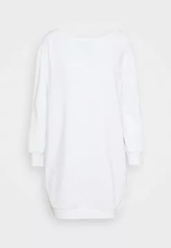 Even&Odd Damen SWEAT OFF SHOULDER MINI DRESS - Freizeitkleid - White -Even&Odd Verkäufe 2023 d3a739d5805d4347861af9c346586822