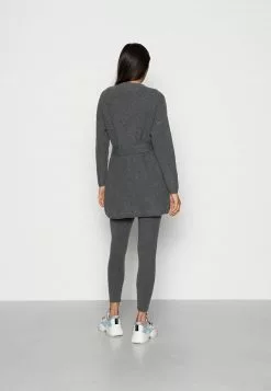 Even&Odd Damen CARDIGAN & LEGGINGS SET - Strickjacke - Mottled Dark Grey -Even&Odd Verkäufe 2023 d48ab943c8b74c12bea51071e08570ff