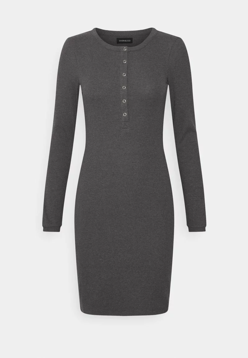 Even&Odd Damen Freizeitkleid - Mottled Dark Grey 3 Even&Odd Damen Freizeitkleid - Mottled Dark Grey