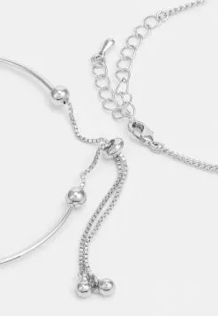 Even&Odd 3 PACK - Armband - Silver-coloured | Damen -Even&Odd Verkäufe 2023 d51b7339c90c4abd906422e9f604f959