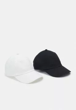 Even&Odd Damen 2 PACK - Cap - Black/offwhite