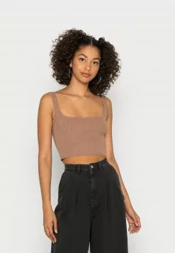 Even&Odd Top - Brown | Damen
