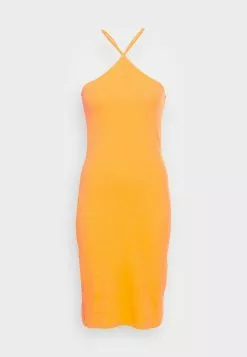 Even&Odd Jerseykleid - Dark Yellow | Damen -Even&Odd Verkäufe 2023 d6d16e559ef744f5922150b6afeb7157