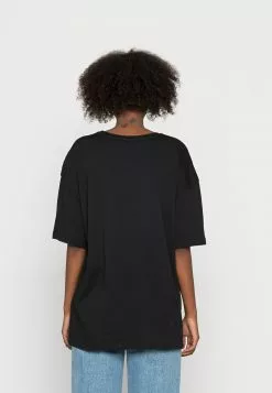 Even&Odd Damen LIZ SMILE DAISY TEE - T-Shirt Print - Black -Even&Odd Verkäufe 2023 d745e7dd43204e32a7990150711513cb