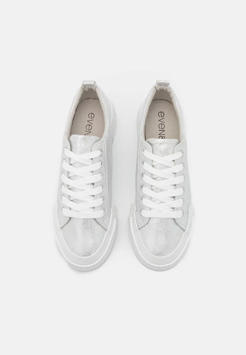 Even&Odd Sneaker Low - Silver | Damen 8 Even&Odd Sneaker Low - Silver | Damen – Bild 6