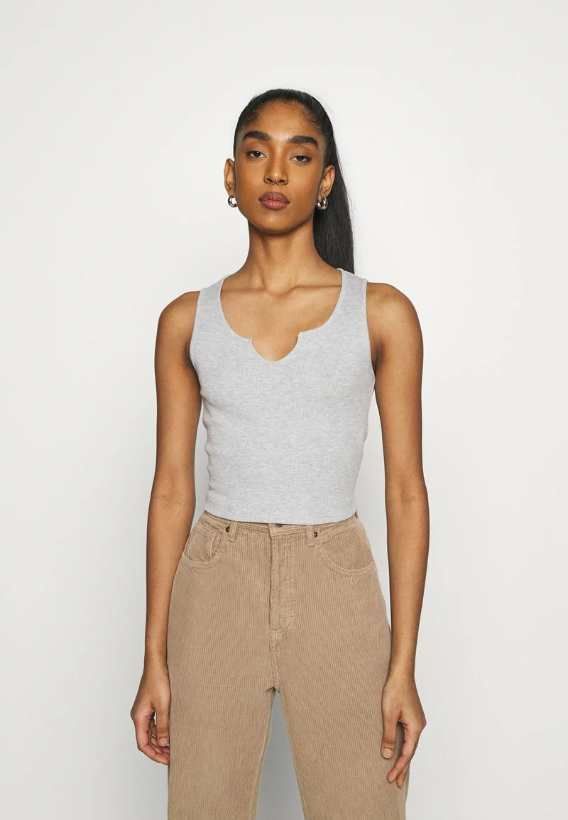 Even&Odd Damen 2 PACK - Top - Light Grey/white 6 Even&Odd Damen 2 PACK - Top - Light Grey/white – Bild 4