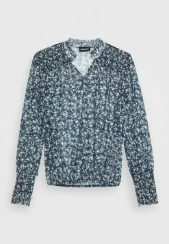 Even&Odd Damen PRINTED BLOUSE - Bluse - Blue -Even&Odd Verkäufe 2023 db6671dd6b86422391d9af34e75a98d5