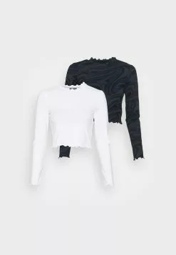 Even&Odd Damen 2 PACK - Langarmshirt - Dark Blue/white -Even&Odd Verkäufe 2023 db6d5771e29340cd88caf25a0bc5cf2a