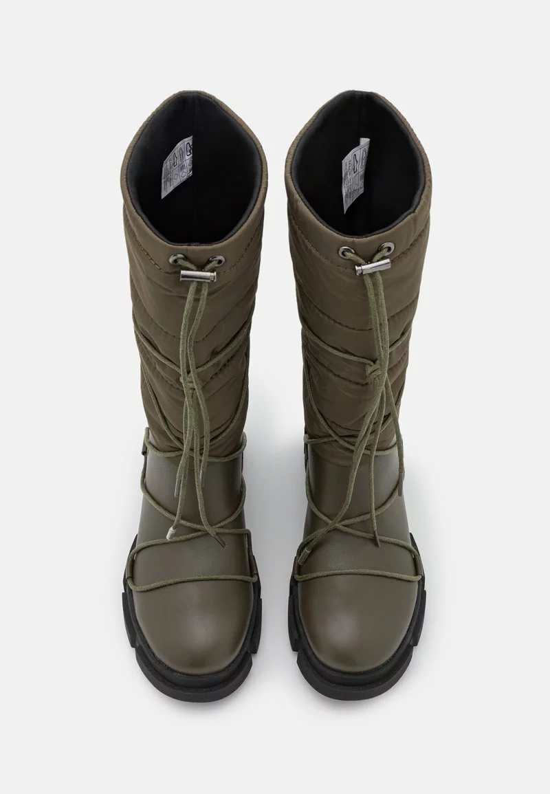 Even&Odd Damen WINTER BOOTIES - Schnürstiefel - Khaki 8 Even&Odd Damen WINTER BOOTIES - Schnürstiefel - Khaki – Bild 6