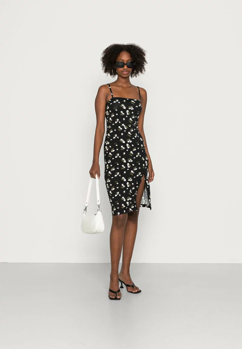 Even&Odd Damen Jerseykleid - Black/multi Coloured 4 Even&Odd Damen Jerseykleid - Black/multi Coloured – Bild 2