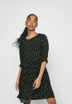 Even&Odd Freizeitkleid - Black/yellow | Damen -Even&Odd Verkäufe 2023 e28ce720e0d147da8426237f6b27d074