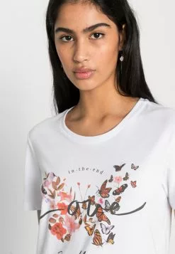 Even&Odd Damen T-Shirt Print - White -Even&Odd Verkäufe 2023 e2bc31f2ede44890903de3c30815b5c5