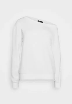 Even&Odd Damen LOOSE OFF SHOULDER SWEATSHIRT - Sweatshirt - White -Even&Odd Verkäufe 2023 e5e84136ab0f4f34ae5ba821beb62d87