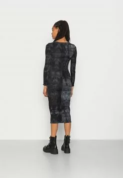 Even&Odd Damen DRESS - Freizeitkleid - Black / Grey / White -Even&Odd Verkäufe 2023 e5f6ff8a27574ebe85fcc22d929eef66