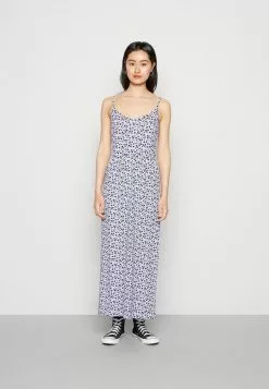 Even&Odd Damen Maxikleid - Lilac/black