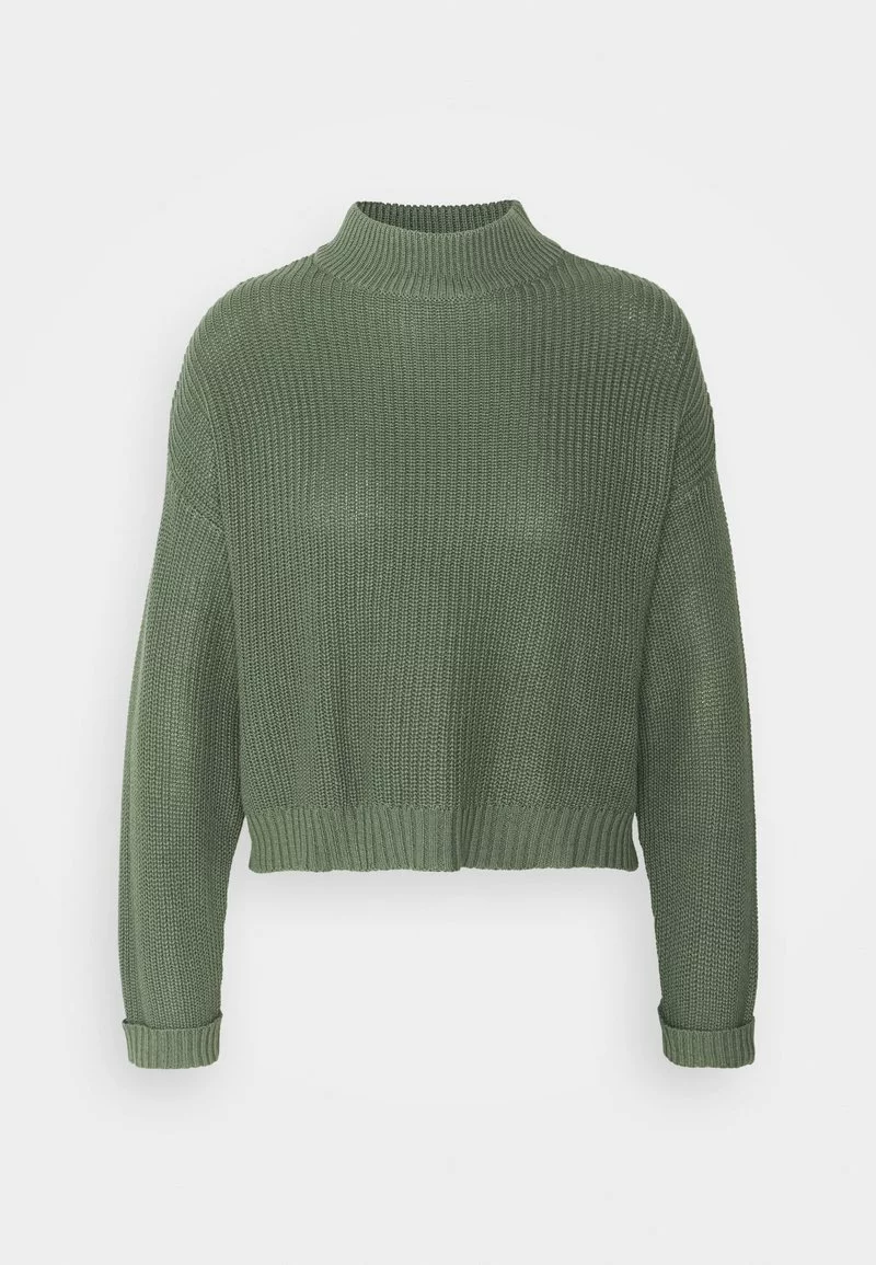 Even&Odd CROPPED MOCK NECK - Strickpullover - Green | Damen 7 Even&Odd CROPPED MOCK NECK - Strickpullover - Green | Damen – Bild 5